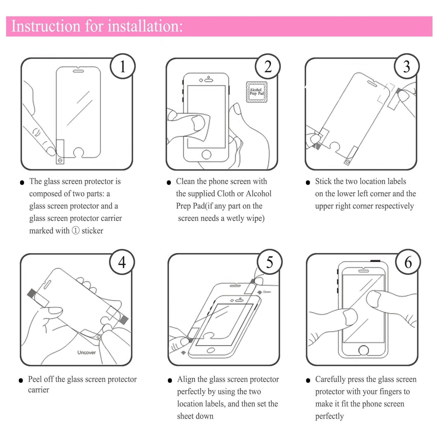 Ailun 3 Pack Privacy Screen Protector for iPhone 16 Pro Max, Tempered Glass
