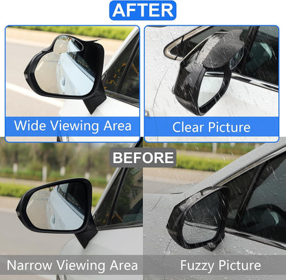 LivTee Blind Spot Car Mirror, HD Glass Frameless Convex Side Mirror Blindspot, Wide Angle Rear View Mirrors for SUVs, Trucks and RVs - Car Accessories