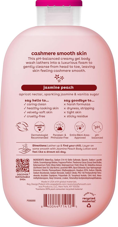 eos Cashmere Body Wash- Vanilla, Creamy Gel with Shea Butter, 16 fl oz