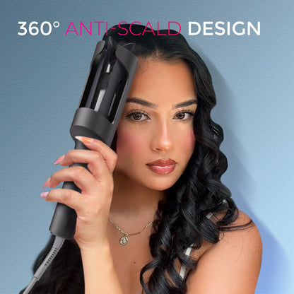 TYMO Automatic Rotating Curling Iron, TYMO CURLPRO Beach Waves Hair Curler
