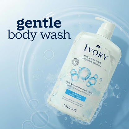 Ivory Body Wash Designed for the Whole Family, Jojoba Scent, 35 oz