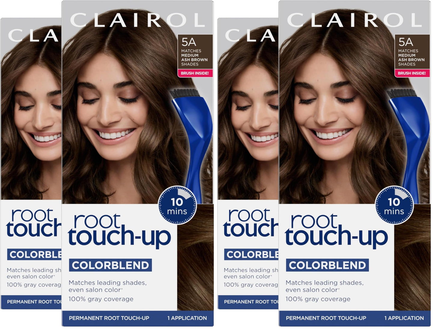 Clairol Root Touch Up Permanent Hair Dye, 5 Medium Brown, Pack of 1