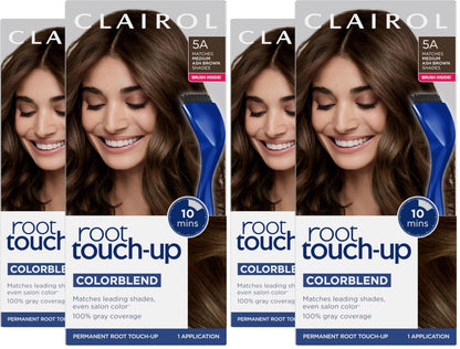 Clairol Root Touch Up Permanent Hair Dye, 5 Medium Brown, Pack of 1