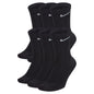 Nike Adult Everyday Cushioned Training Crew Socks (6-Packs) | Mens & Womens