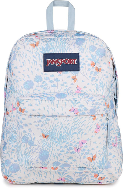 JanSport SuperBreak One Backpack - Durable, Lightweight Bookbag with 1 Main Compartment, Front Utility Pocket with Built-in Organizer - Premium Backpack, Bad Bows