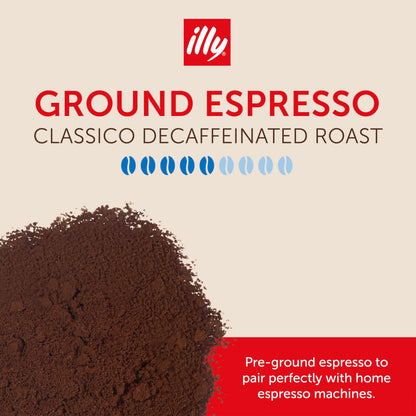 illy Intenso Ground Espresso Coffee, Bold Roast, Intense, Robust and Full Flavored With Notes of Deep Cocoa, 100% Arabica Coffee, No Preservatives, 8.8 Ounce Can (Pack of 1)