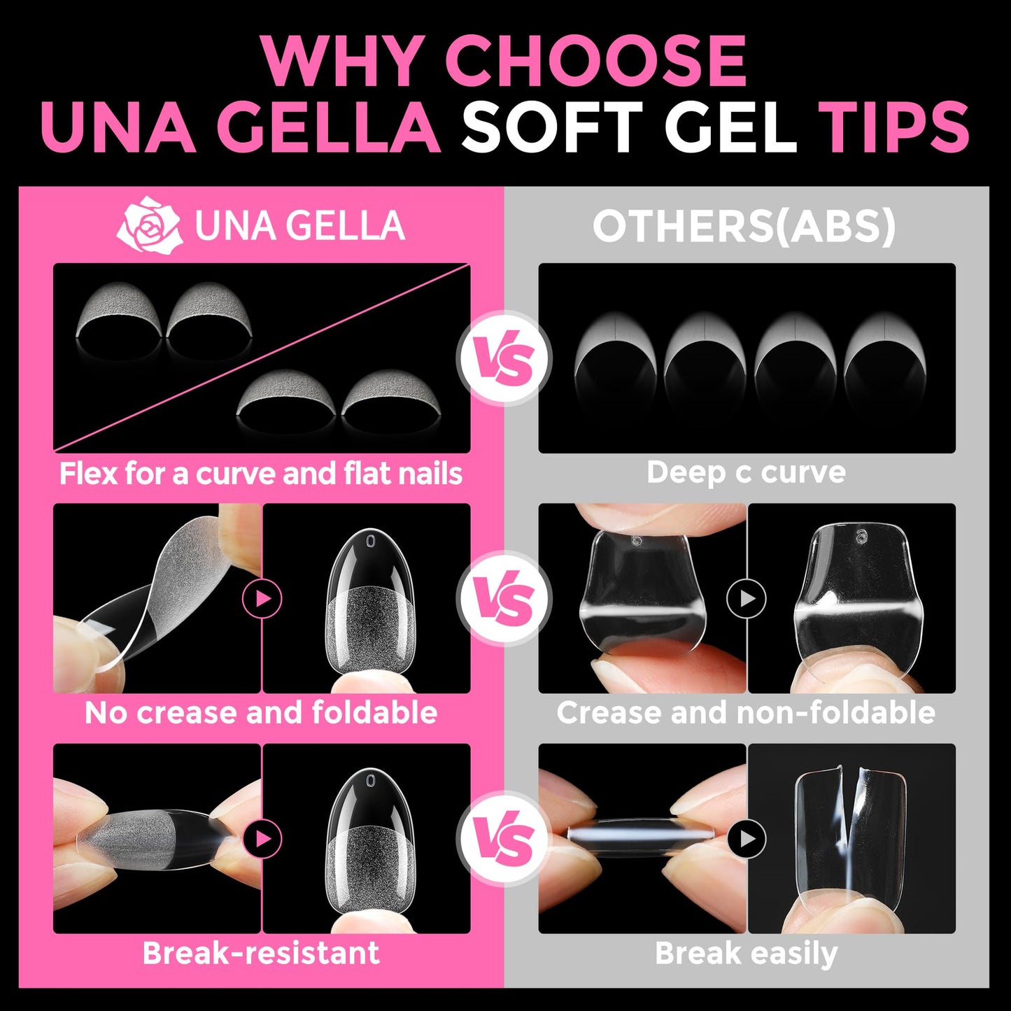 UNA GELLA 15g Nail Glue for Press On Nails with 20ml Nail Glue Remover Kit