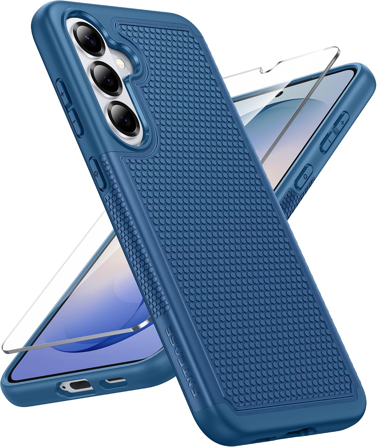 FNTCASE for Google Pixel 10 / Pixel 10 Pro Case: Soft TPU Non Slip Blue