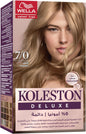 Wella Koleston Deluxe - 0% Ammonia, 100% Grey Coverage, with Hyaluronic Acid, Up to 8 weeks long-lasting & shinier* color – 7/0 Medium Blonde
