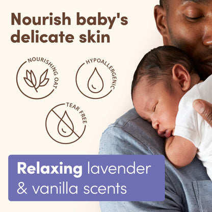 Aveeno Baby Calming Comfort Bath, Body & Hair Wash, Tear Free, 18 fl. oz