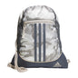 adidas Alliance Sackpack – Drawstring Backpack for Sports, Small Gym Bag, Preloved Teal Green/Black/3, OSFA