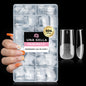 UNA GELLA 504Pcs Medium Pointed Almond Nail Tips, X-Soft Almond Gel Nails