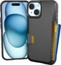 Smartish® iPhone 13 Wallet Case - Wallet Slayer Vol. 1 [Slim + Protective] Credit Card Holder - Drop Tested Hidden Credit Card Slot Cover for Apple iPhone 13 - Black Tie Affair