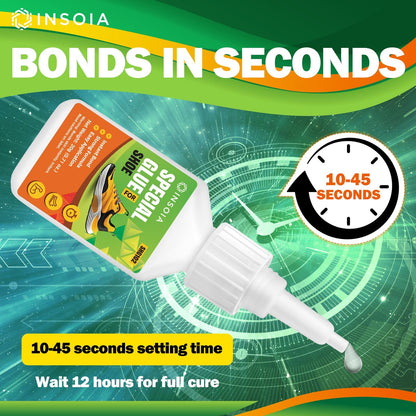 INSOIA Super Medium CA Glue, 20g, Strong Bond, with Precision Tips