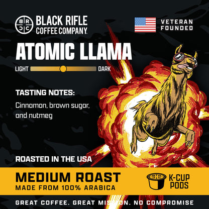 Black Rifle Coffee Medium Roast K Cup Coffee Just Black 32 Count