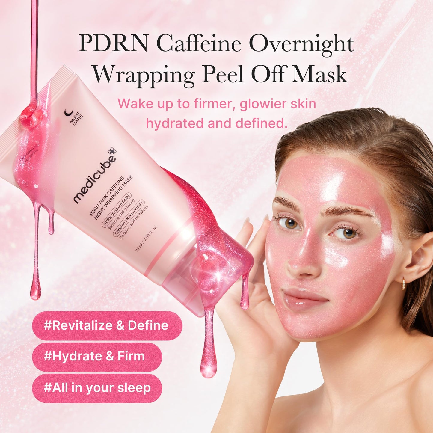 medicube Wrapping Mask Collagen - Overnight Peel Off Facial Mask