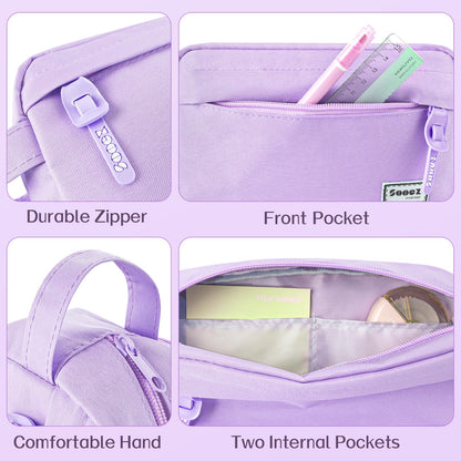 Sooez Original High Capacity Pencil Case, Big Pencil Bag Pouch Organizer