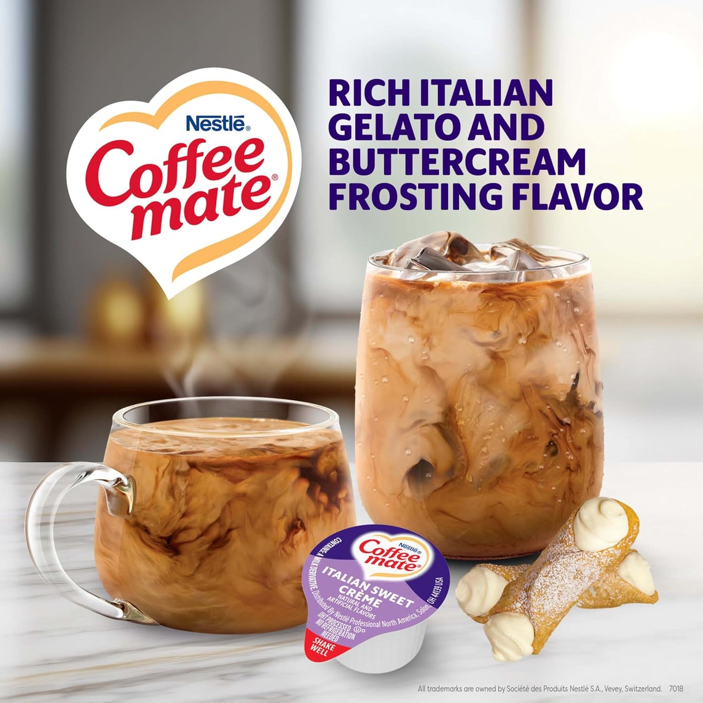 Nestle Coffee mate Original Non-Dairy Creamer Singles, 0.375 oz, 180-Pack