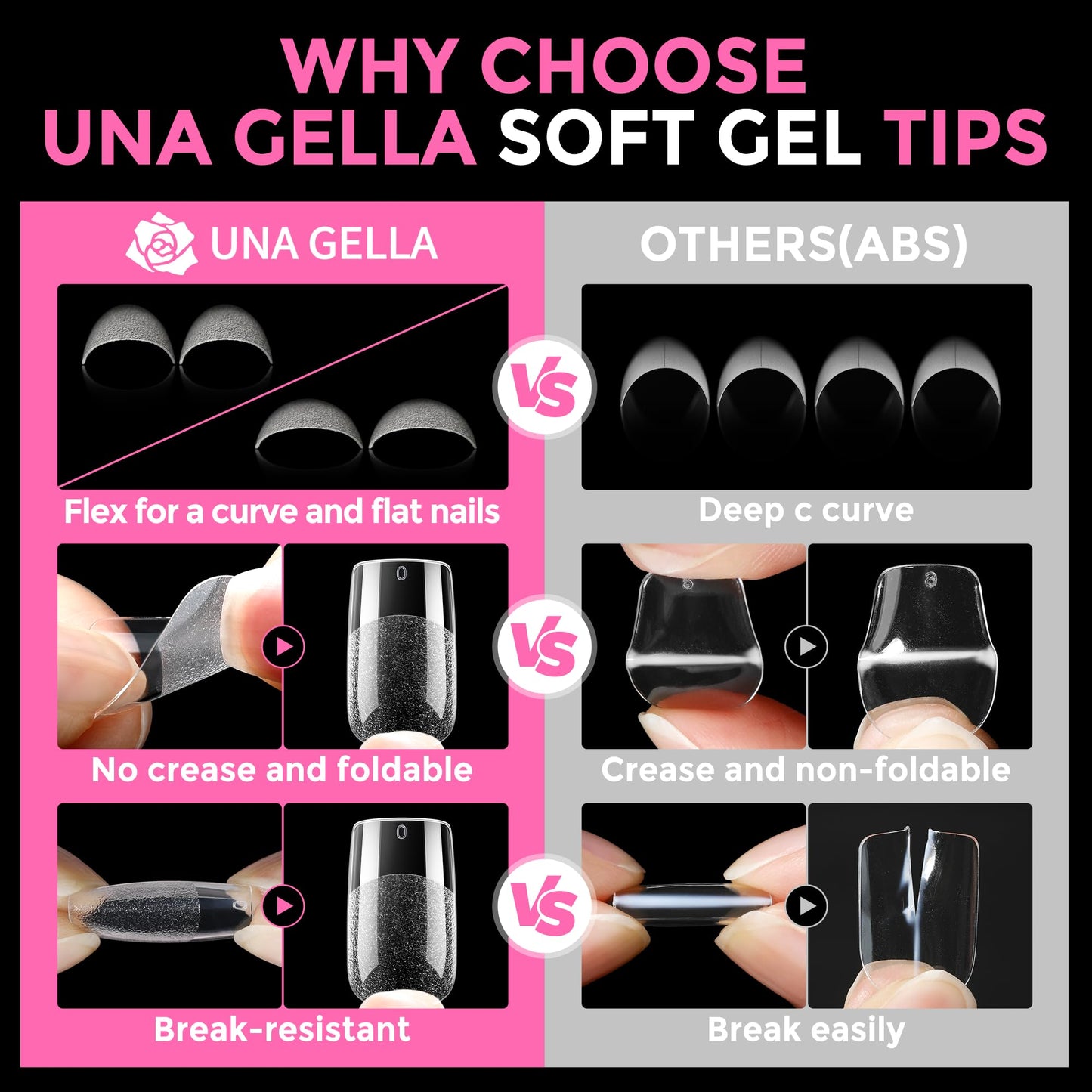 UNA GELLA 15g Nail Glue for Press On Nails with 20ml Nail Glue Remover Kit