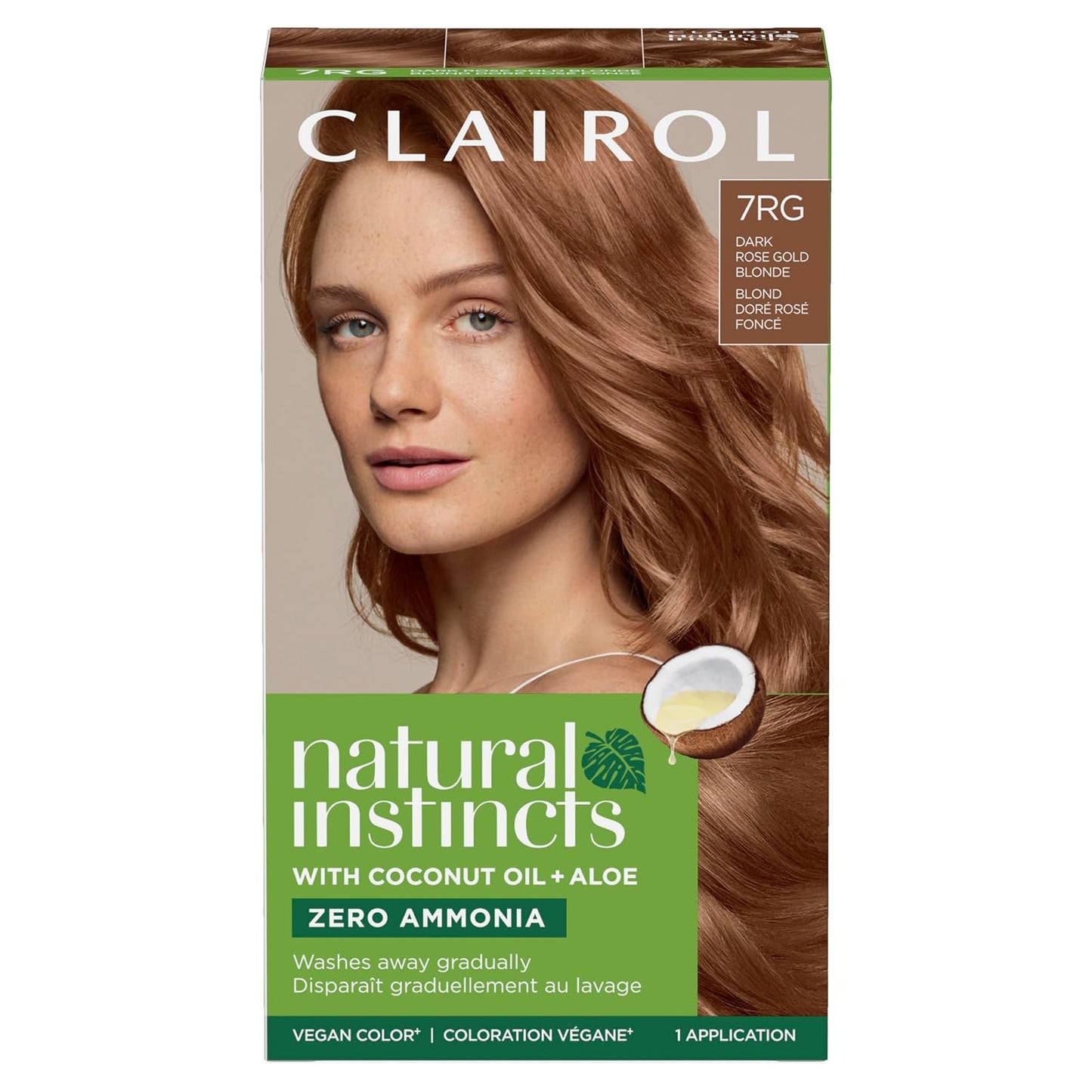 Clairol Natural Instincts Demi-Permanent Hair Dye, 4 Dark Brown | 1 Pack