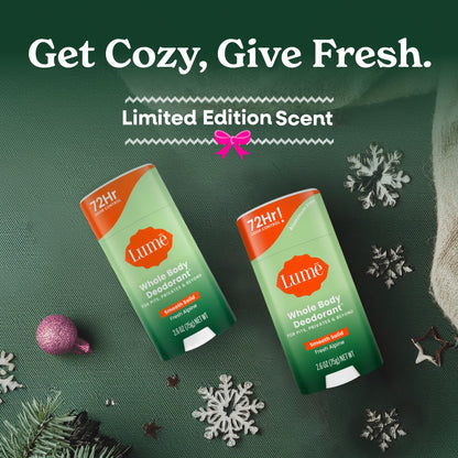Lume Whole Body Deodorant - Solid Stick - 2.6 oz, 2 pk (Soft Powder)