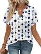 WIHOLL Womens Blouses Spring Tops Short Sleeve Shirts Dressy Casual Summer Vacation Fashion Clothing 2026