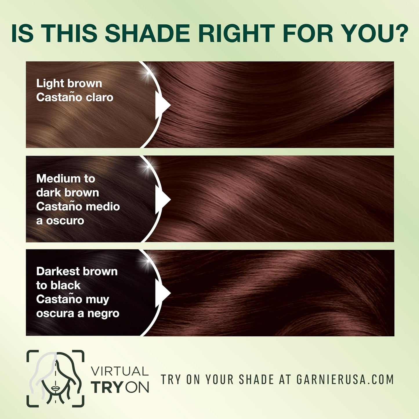 Garnier Nutrisse Ultra Crème Hair Color, Permanent Hair Dye with 100% Gray Coverage, Vegan & Cruelty-Free, 33 Darkest Golden Brown (Caramel Fudge), 1 Count