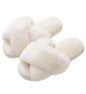 Evshine Memory Foam Fuzzy House Slippers for Women