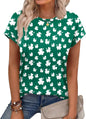 Alaroo Womens Summer Tops Short Sleeve Shirts Crew Neck Tshirt Cute Trendy Tunic Blouses (S-3XL)