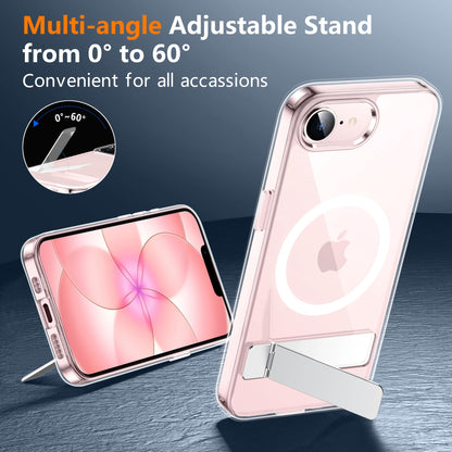 SPIDERCASE Magnetic for iPhone 17 Pro Max Case,with Kickstand,Clear