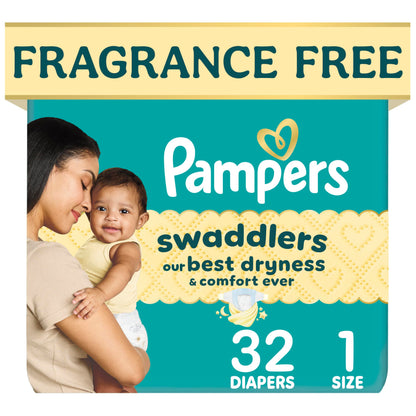 Pampers Swaddlers Baby Diapers, Size 5, 132 Count