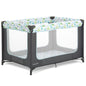 Dream On Me Zodiak Portable Playard, Compact for Travel, Carry Bag, Gray & Pink