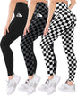 Blisset 3 Pack High Waisted Leggings for Women with Pockets Soft Active Compression Pants for Yoga Running & Daily Wear