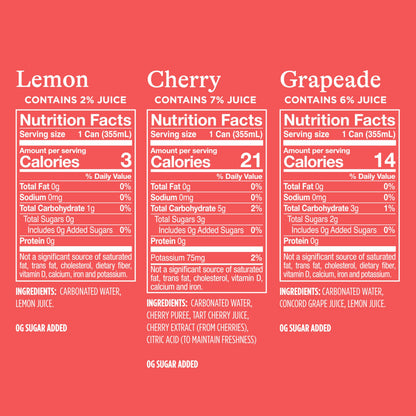 Spindrift Sparkling Water, 4 Flavor Variety Pack, Made with Real Squeezed Fruit, 12 Fl Oz (Pack of 20)