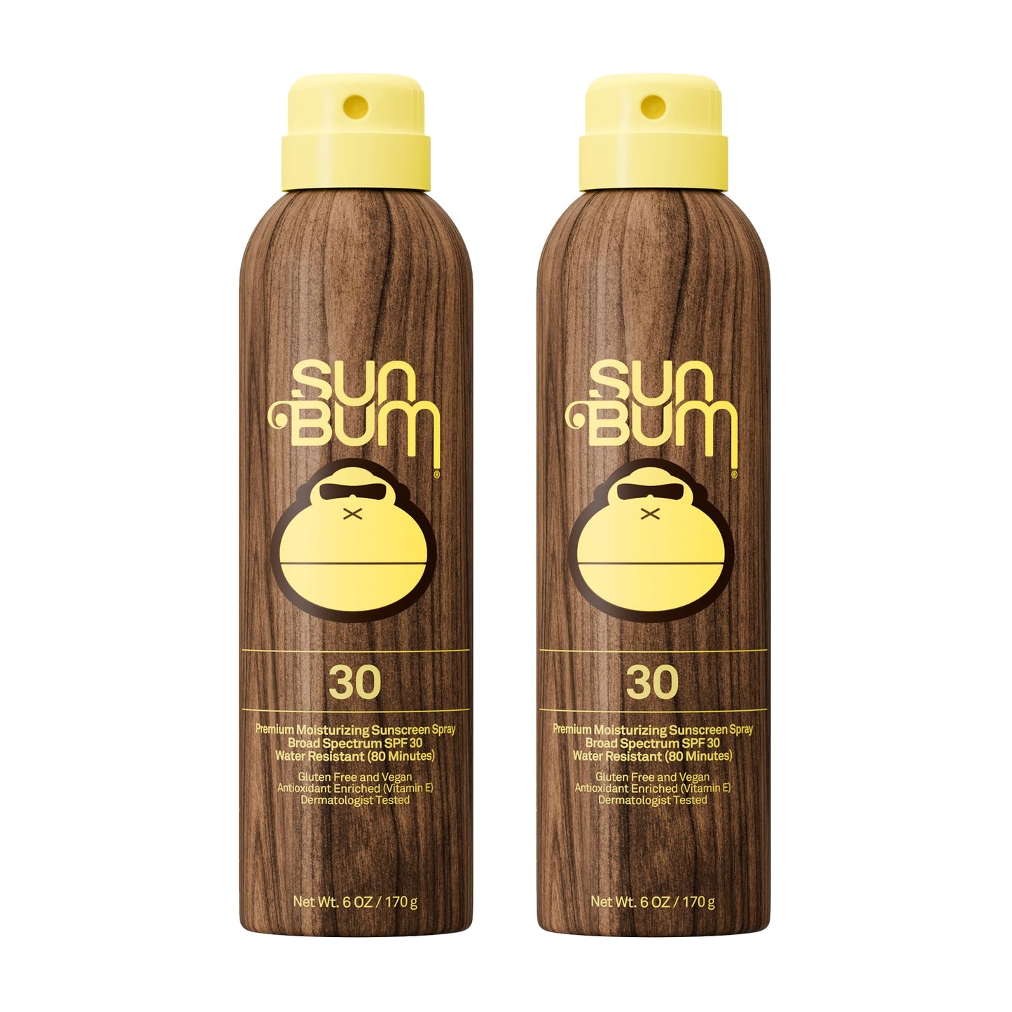 Sun Bum Original SPF 50 Broad Spectrum Sunscreen Body Spray - 6 oz (2-Pack)