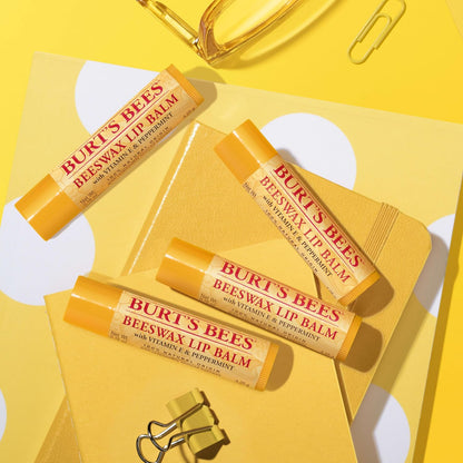 Burt's Bees Lip Balm, Pomegranate, 0.15 oz., 4 Tubes