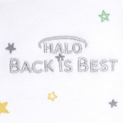 HALO 100% Cotton Sleepsack Swaddle, 3-Way Adjustable Wearable Blanket, TOG 1.5, Baby Blue, Newborn, 0-3 Months