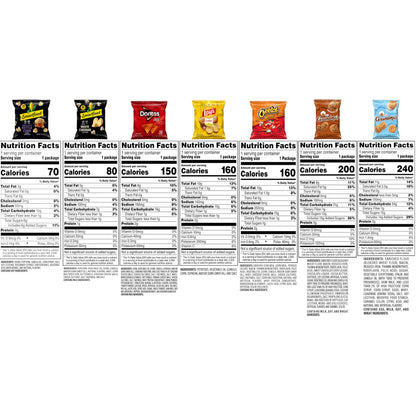 Frito-Lay Ultimate Snack Care Package, Favorites Mix, Variety Assortment of Chips, Cookies, Crackers & More, 40 Count