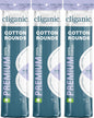 Cliganic Extra Large Face Pads (100 Count) - Soft, Extra Absorbent, Ultra Durable, Hypoallergenic, For Makeup, Nail Polish & Daily Buildup Removal, Toner & Cleanser Application, Dual Sided & Lint-Free