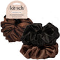 Kitsch Ultra-Petite Satin Scrunchies for Women - Eucalyptus, 6pcs