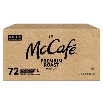 McCafe Premium Roast Coffee, Single Serve Keurig K-Cup Pods, Medium Roast, 84 Count