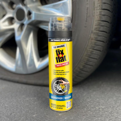 Fix-A-Flat Tire Repair, 16 oz, 2-Pack | Emergency Use | Eco-Friendly Formula | For Standard Tires | Universal Fit