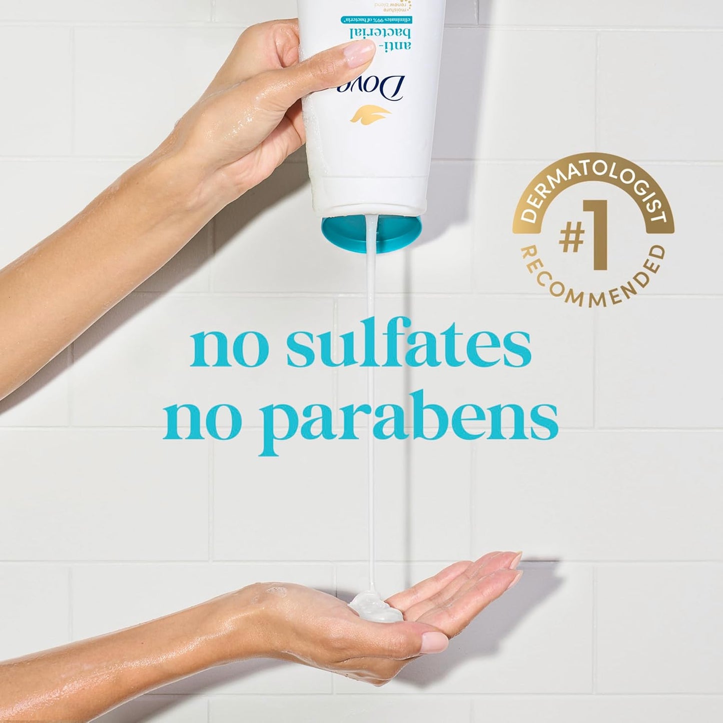 Dove Body Wash Antibacterial For All Skin Types 30.6 oz Pump, Sulfate Free