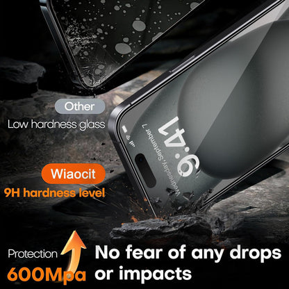 Wiaocit Tempered Glass Privacy Screen Protector for iPhone 15 Pro