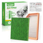 Engine+Cabin Air Filter Fit for 2014-2020 Rogue, 2017-2022 Rogue Sport