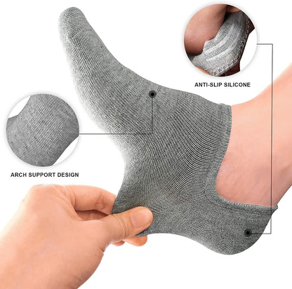 wernies No Show Socks Women Low Cut Ankle Socks Non Slip 4/8 Pairs