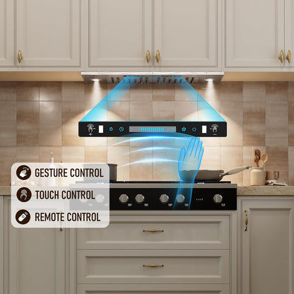 IKTCH 30 inch Insert Range Hood 900 CFM, Ducted/Ductless Vent Hood