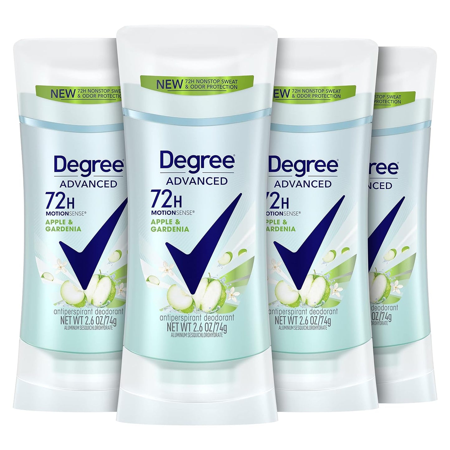 Degree Antiperspirant Deodorant Sexy Intrigue 72-Hour Sweat & Odor Protection Antiperspirant Deodorant For Women with Body Heat Activated Technology 2.6 oz (Pack of 2)