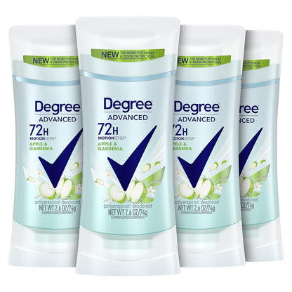 Degree Antiperspirant Deodorant Sexy Intrigue 72-Hour Sweat & Odor Protection Antiperspirant Deodorant For Women with Body Heat Activated Technology 2.6 oz (Pack of 2)