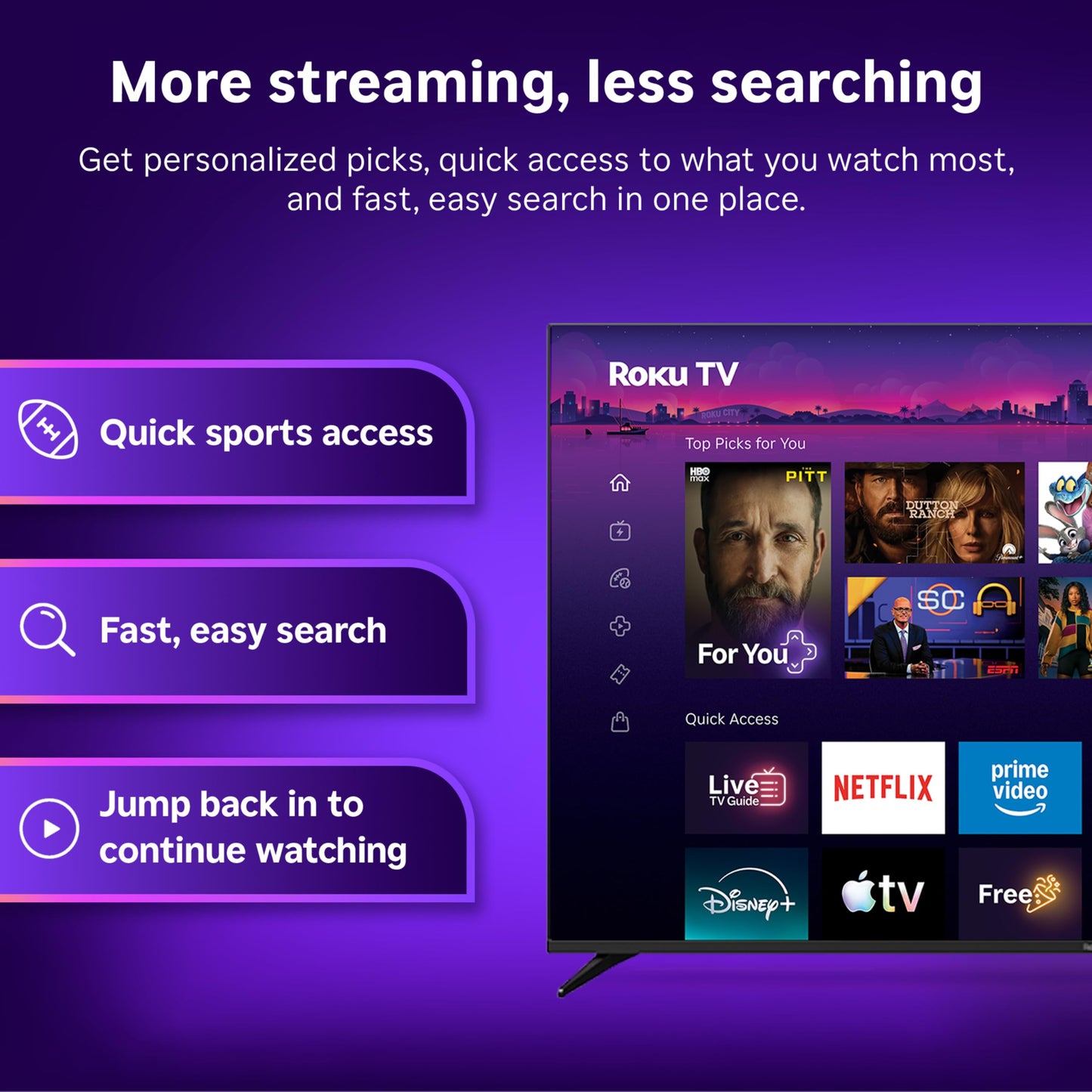 Roku 32-Inch Select Series Smart TV 2026-720p HD TV - RokuTV